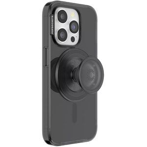 NIB PopSockets pop socket Case with MagSafe for iPhone 14 Pro -Translucent Black
